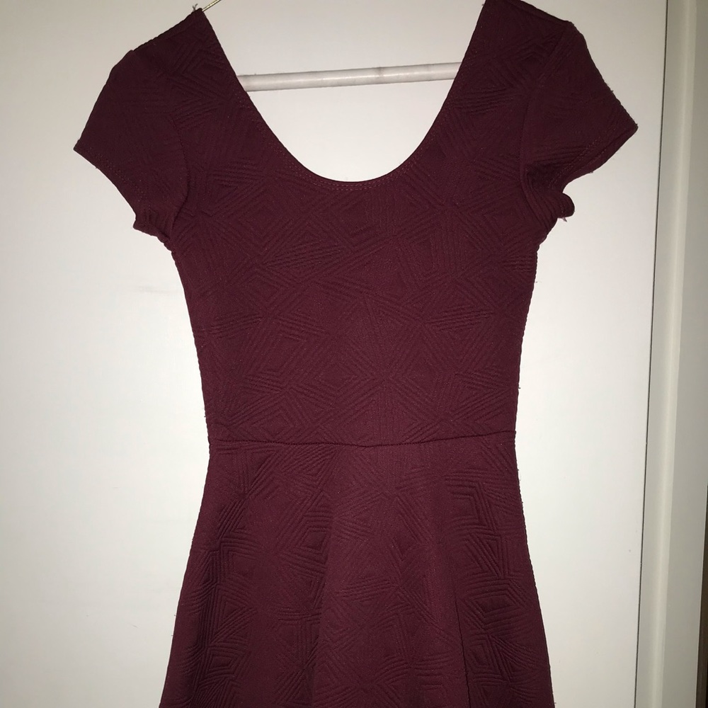 Scoop neck dress